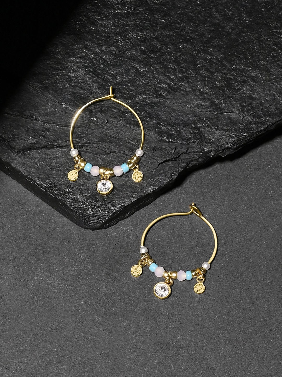 

Accessorize Circular Hoop Earrings, Gold