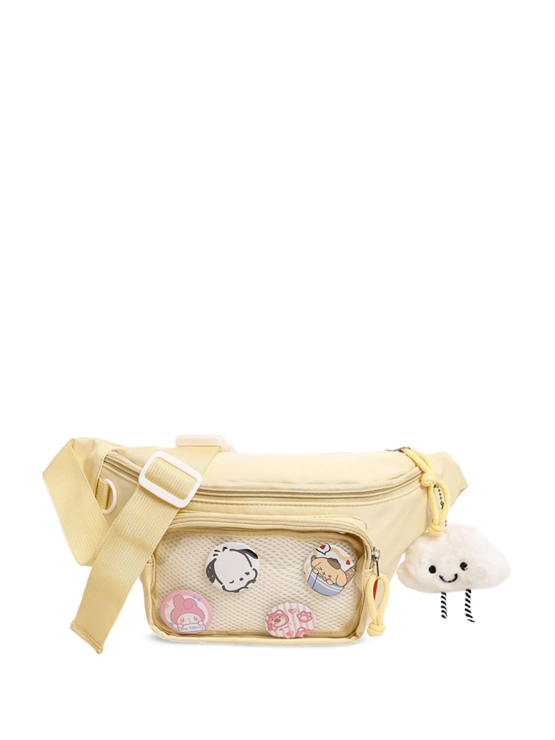 

StyleCast x Revolte Hobo Bag with Applique, Yellow