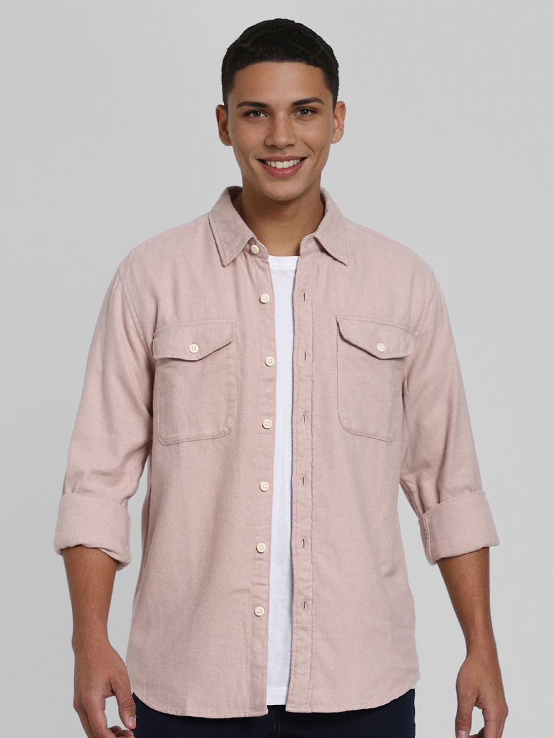 

AMERICAN EAGLE OUTFITTERS Men Opaque Casual Shirt, Pink