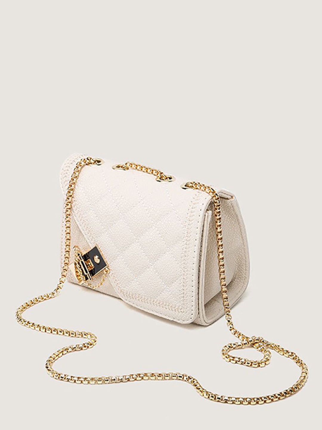 

StyleCast x Revolte PU Swagger Sling Bag, White
