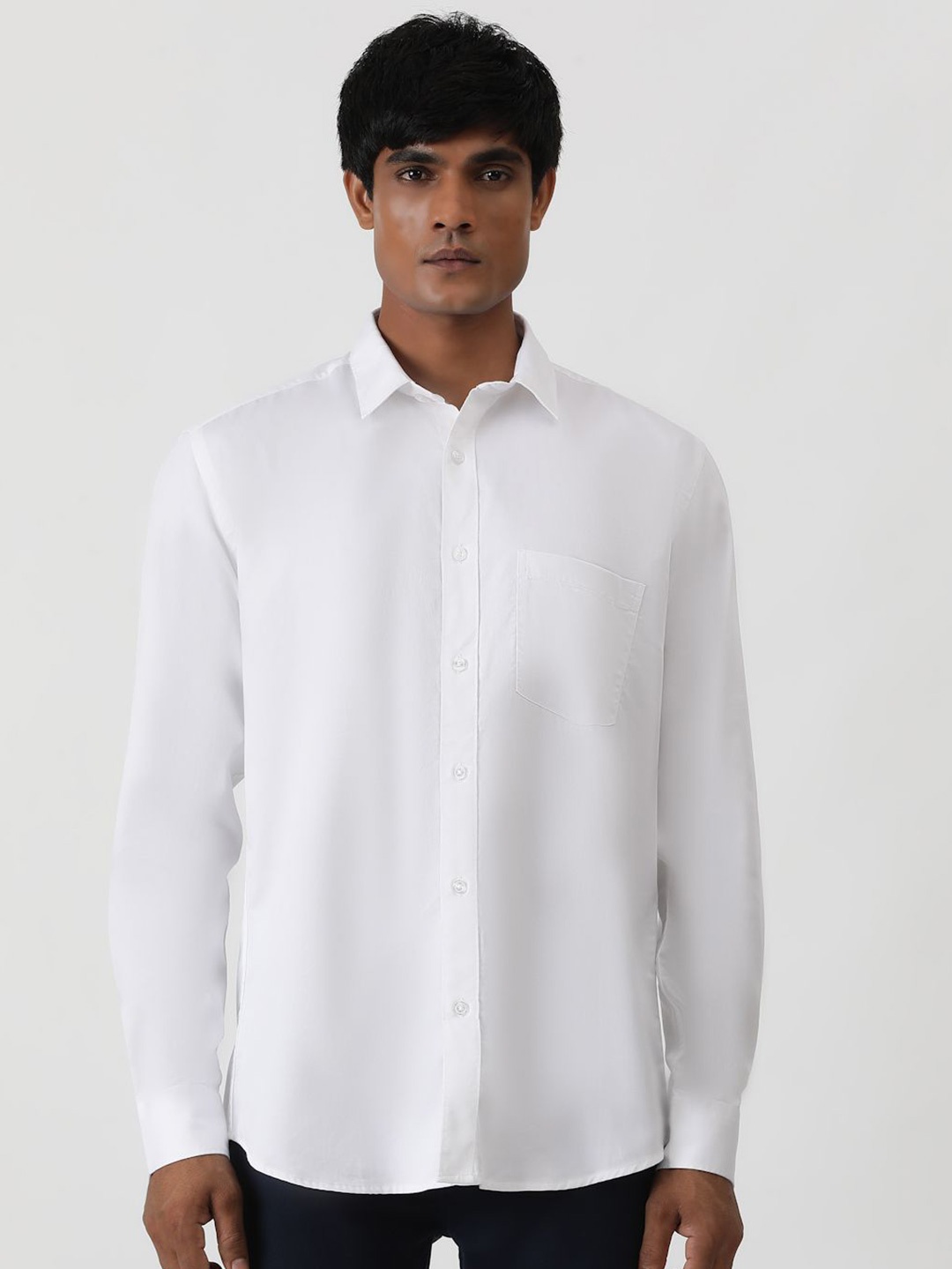 

Greenfibre Men Opaque Casual Shirt, White