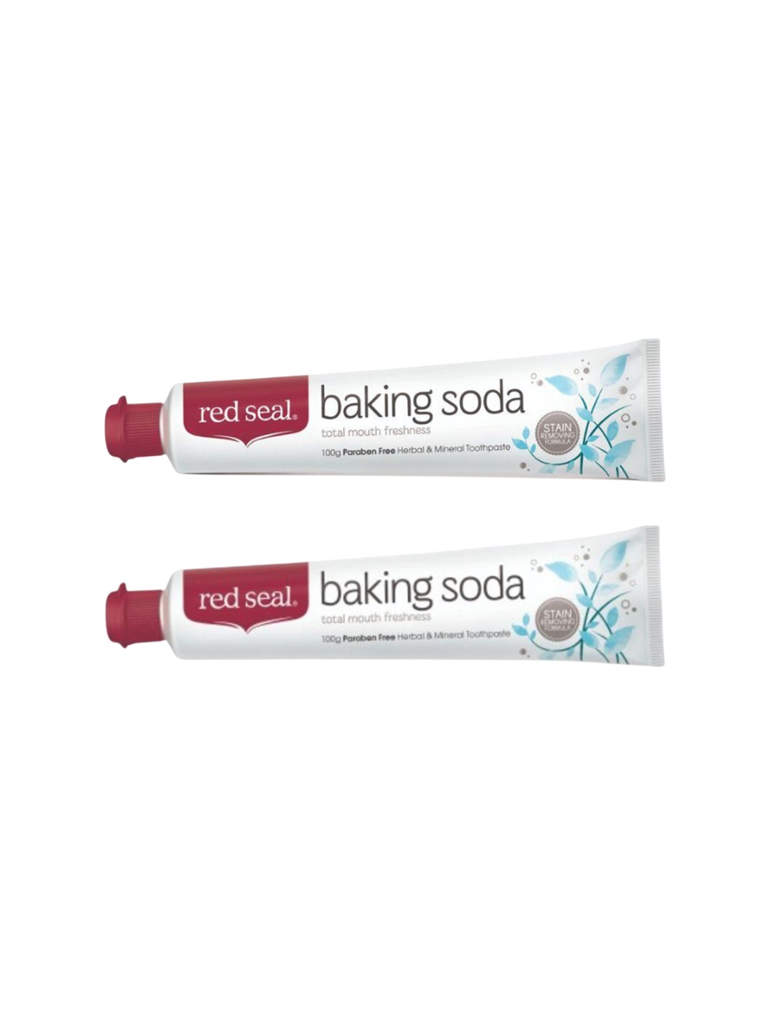 

Red Seal Set Of 2 Natural Baking Soda Toothpaste - 100 g Each, White