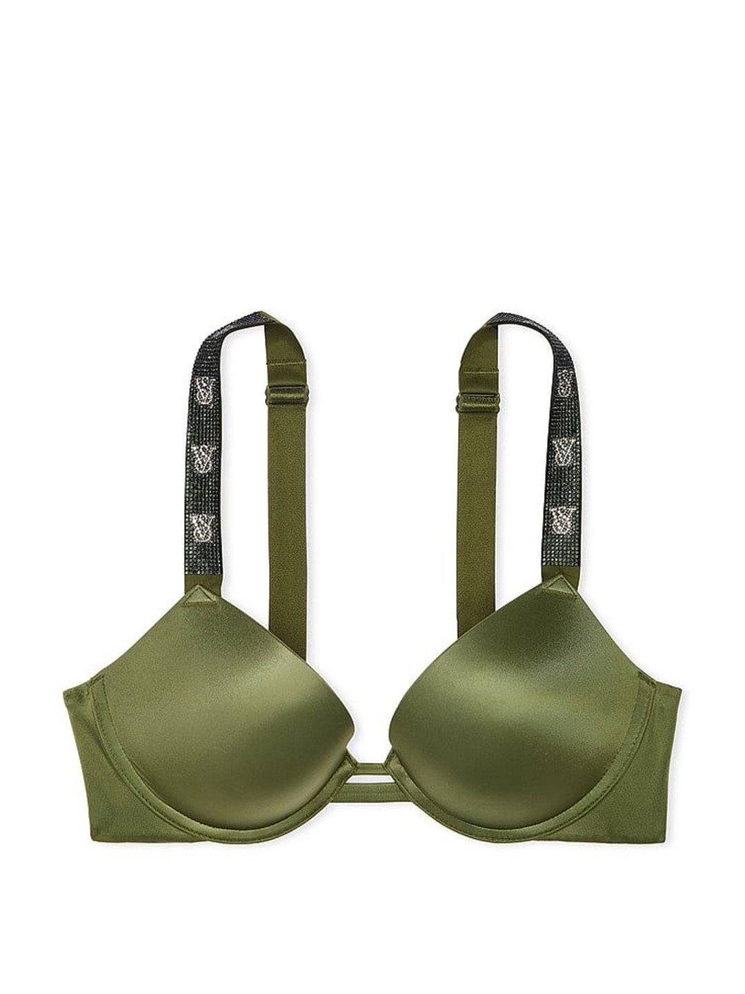 

Victoria's Secret Medium Coverage Underwired Heavily Padded Push-Up Bra, Green