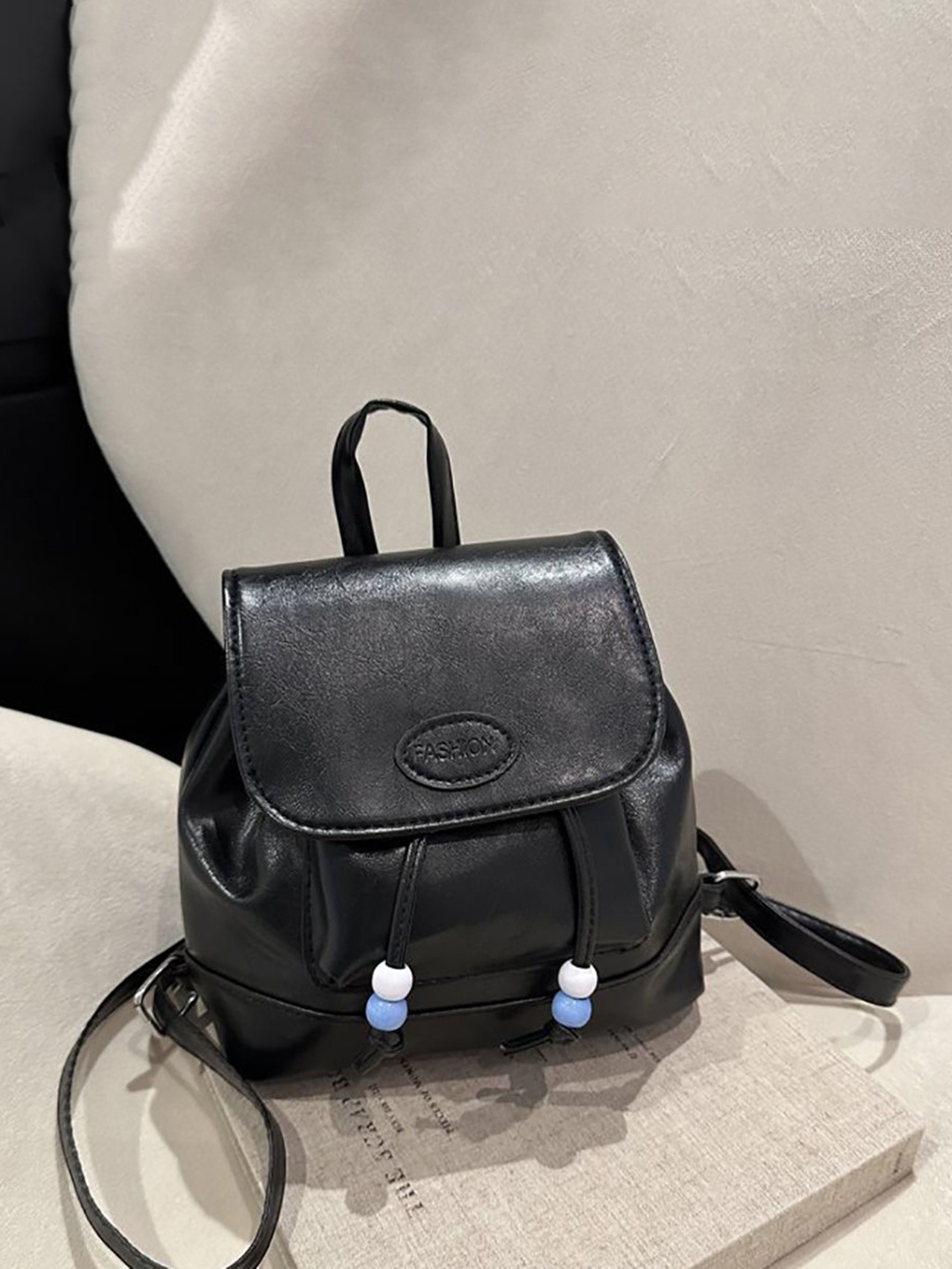

StyleCast x Revolte PU Structured Shoulder Bag, Black
