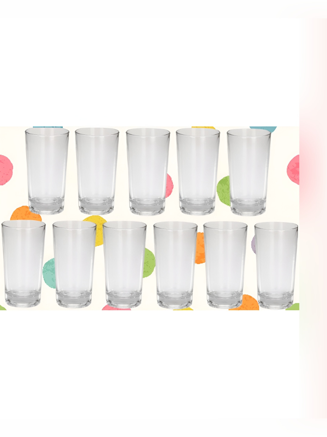 

SOMIL Transparent 11 Pieces Water Glasses 250 ml