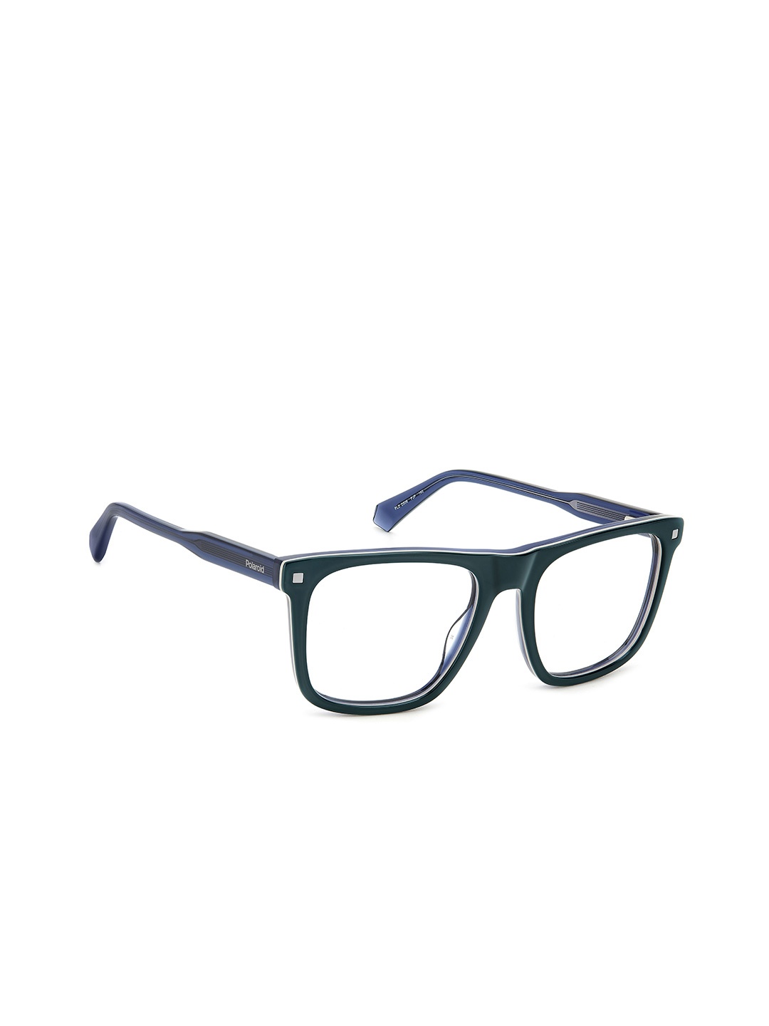 

Polaroid Men Full Rim Rectangle Frames, Blue