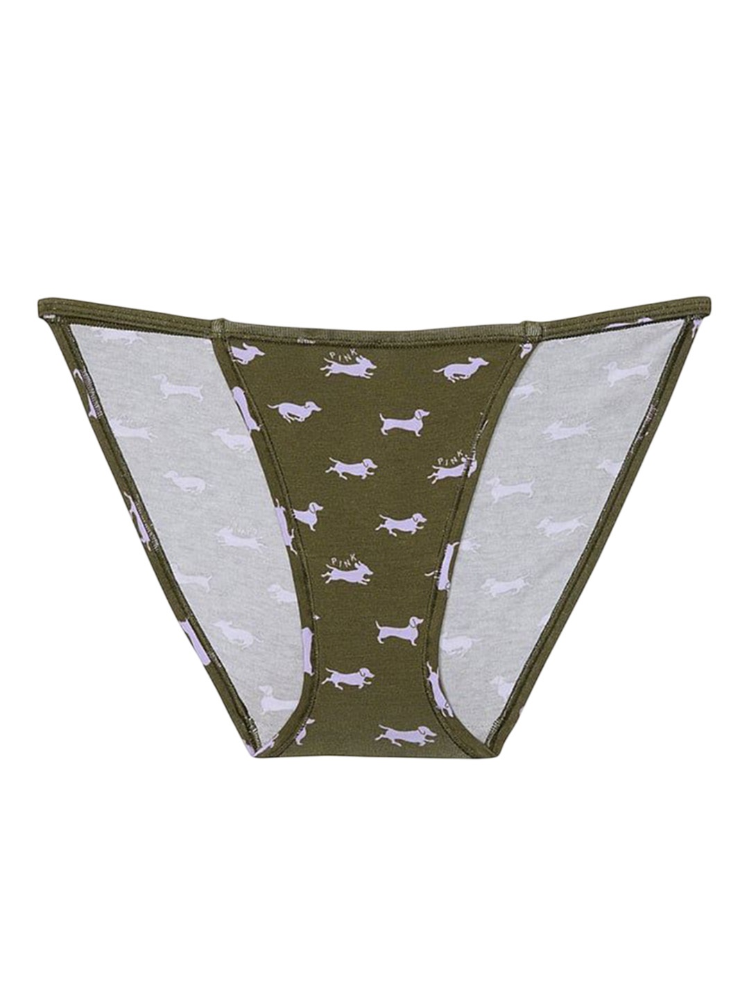 

Victoria's Secret Women Printed Hipster Low-Rise Bikini Brief, Olive
