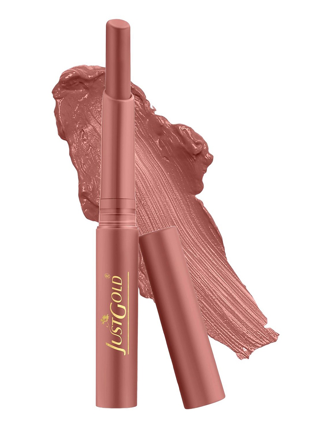 

JUSTGOLD Long lasting Matte Lipstick Enriched With vitamin E & Aloe Vera- 4 g- Shade -L12, Mauve