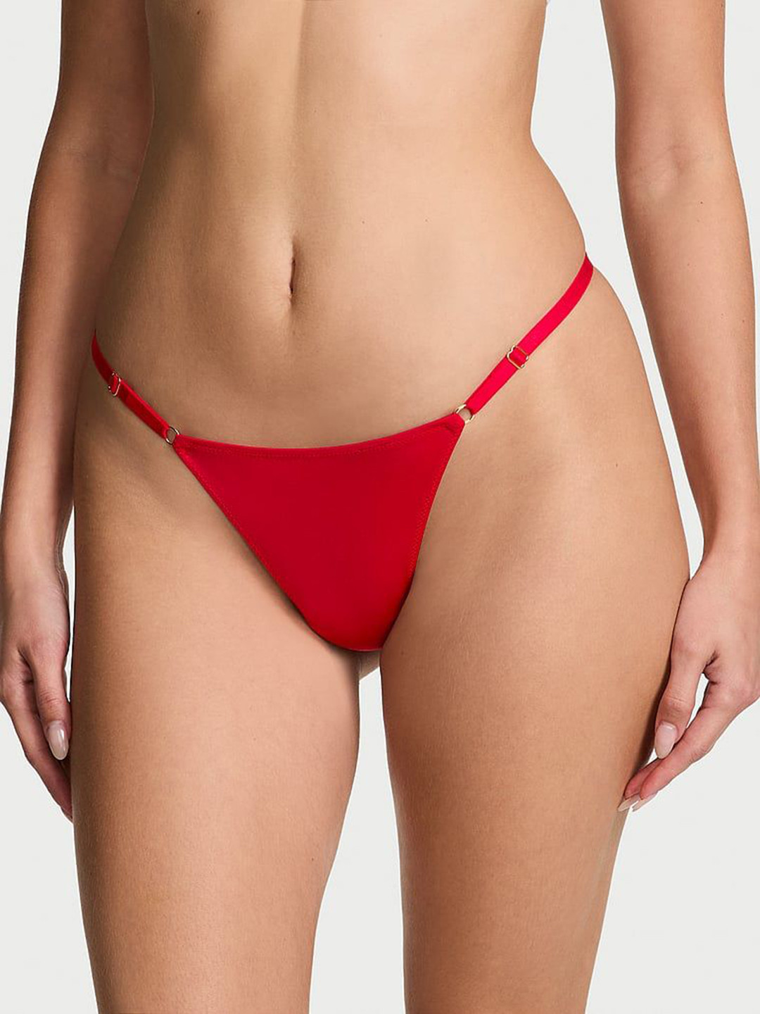 

Victoria's Secret Women Low-Rise V-String Brief 1125428186Q4, Red