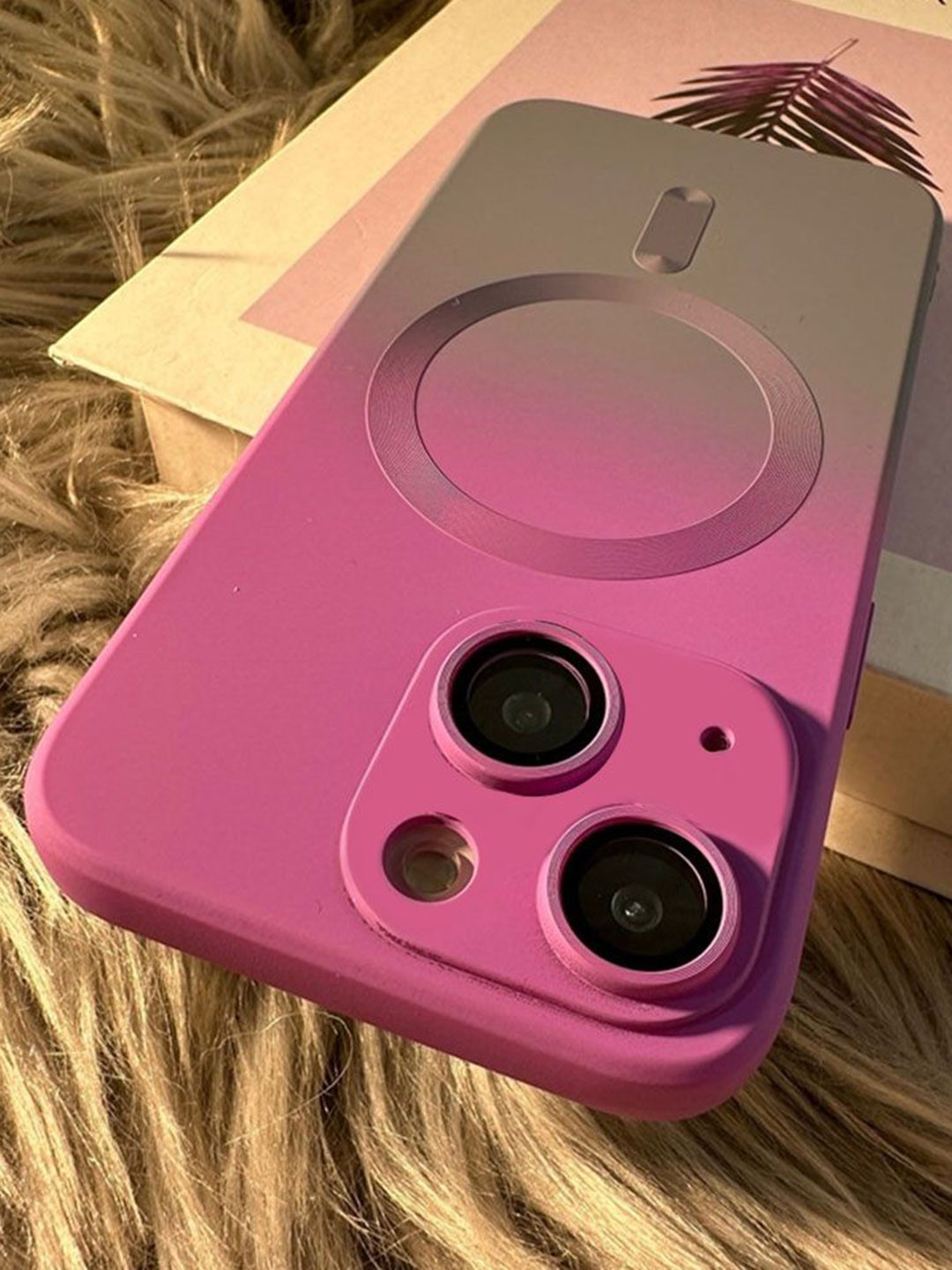 

Luxury Kase Solid Printed iPhone 13 Back Case Mobile Accessories, Purple
