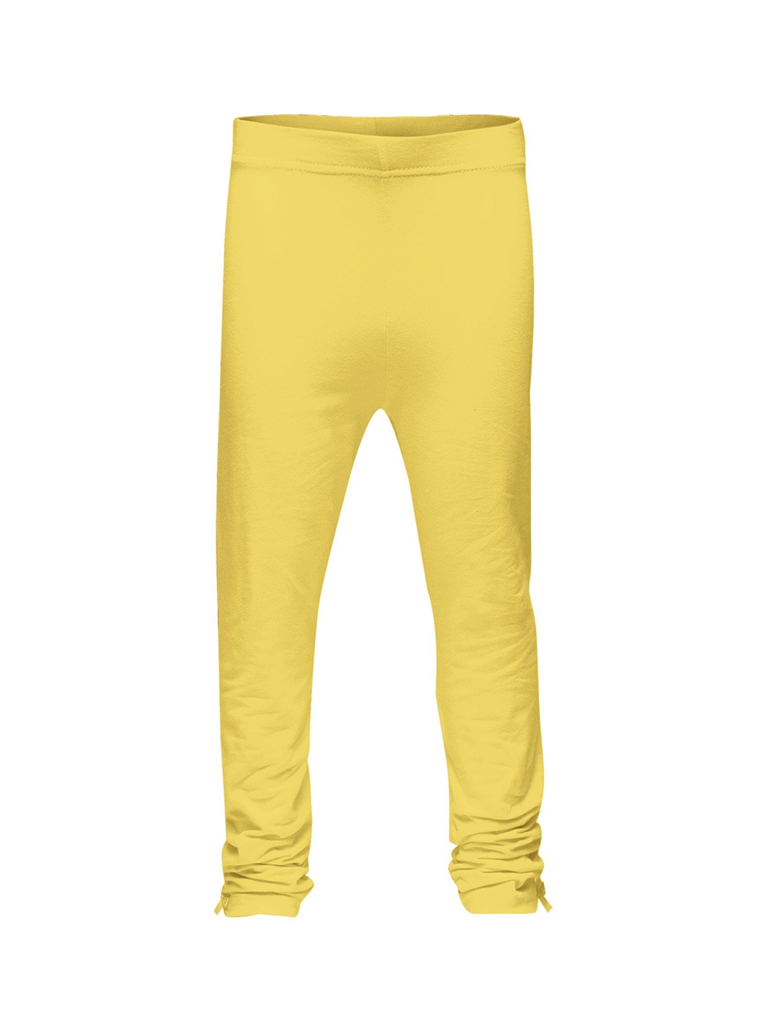 

3PIN Girls Mid-Rise Churidar-Length Leggings, Yellow