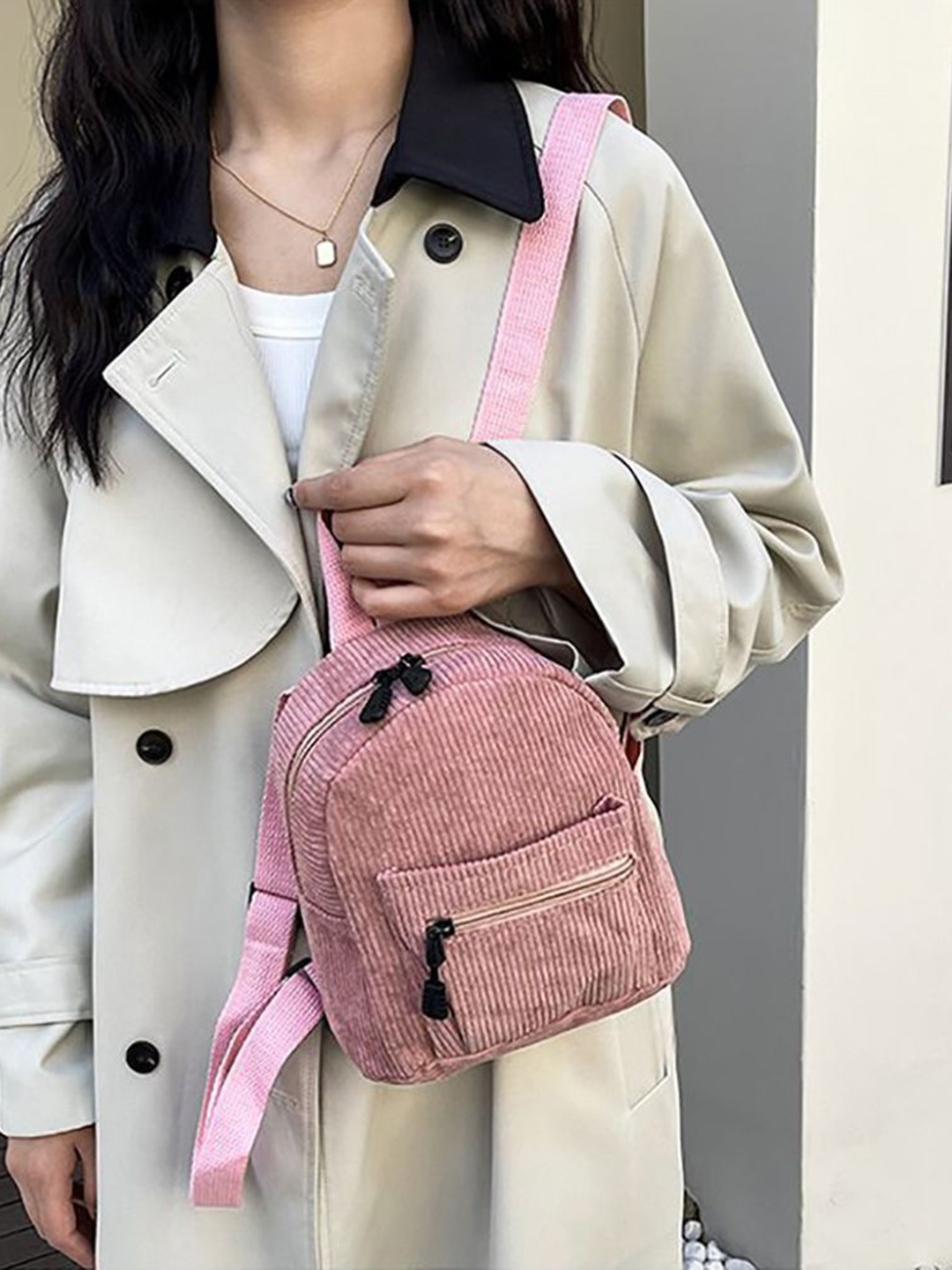 

StyleCast x Revolte Textured Structured Shoulder Bag, Pink