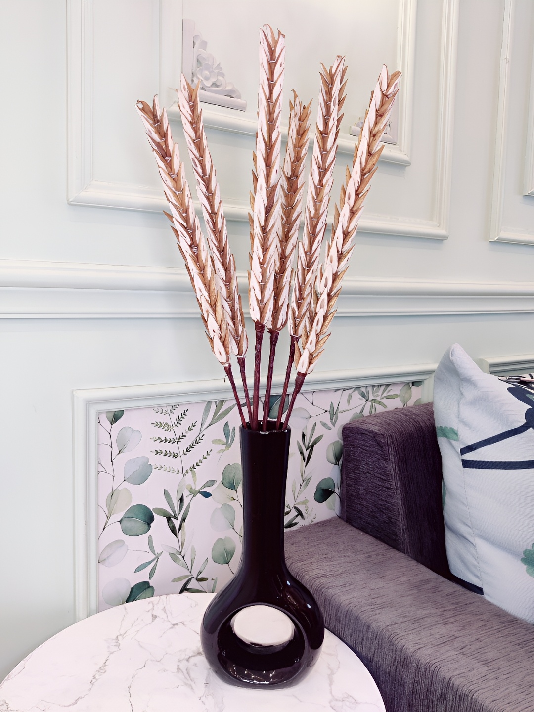 

Myntra Elegant Homes White 1 Bunch Calathea Artificial Flower