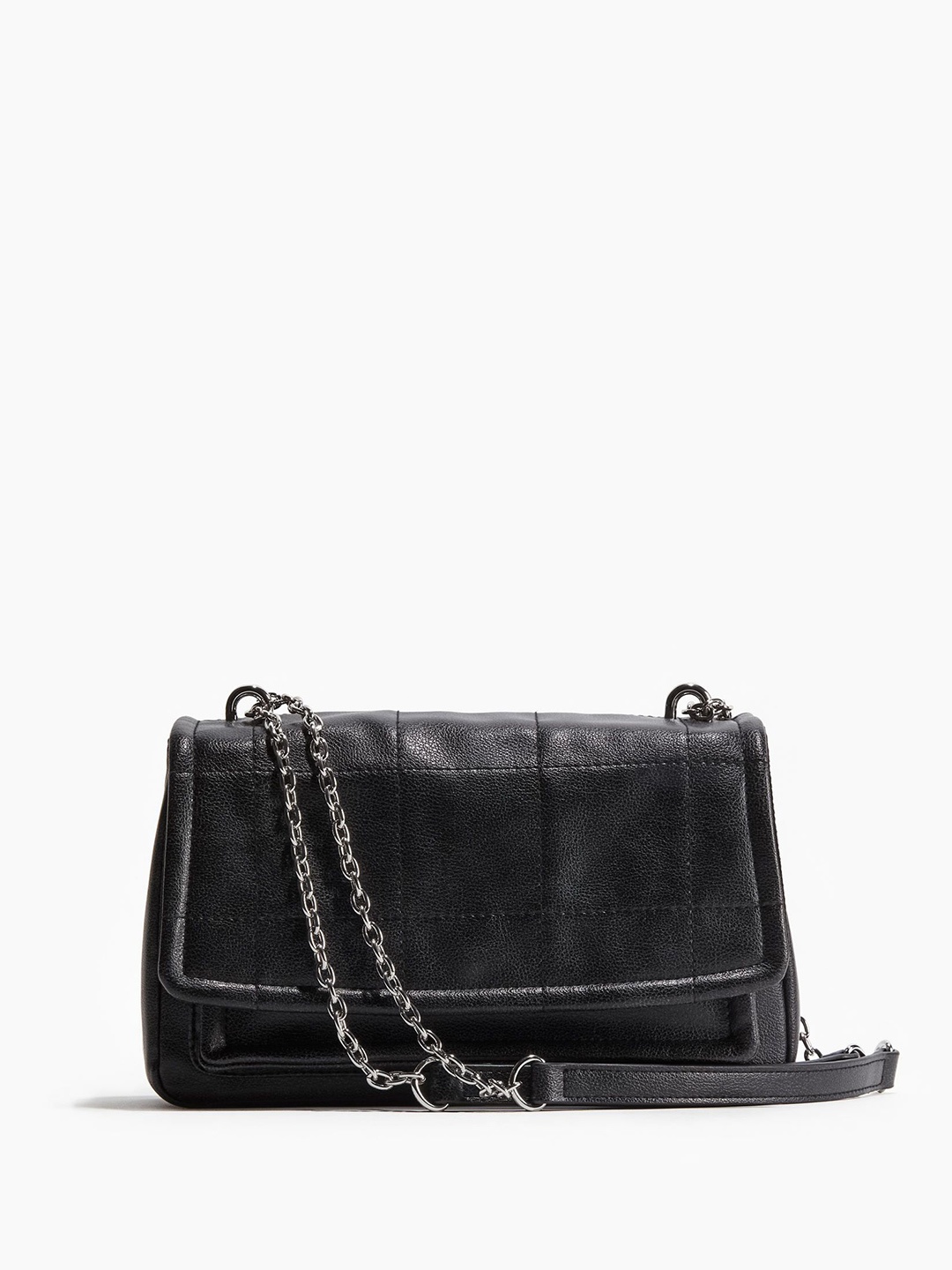 

H&M Structed Handheld Bag, Black