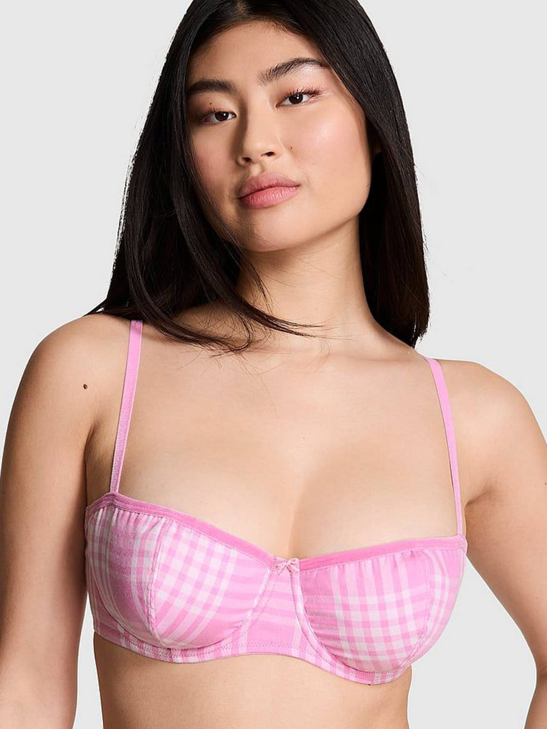 

Victoria's Secret Women Half Coverage Underwired and Non Padded Balconette Bra, Pink