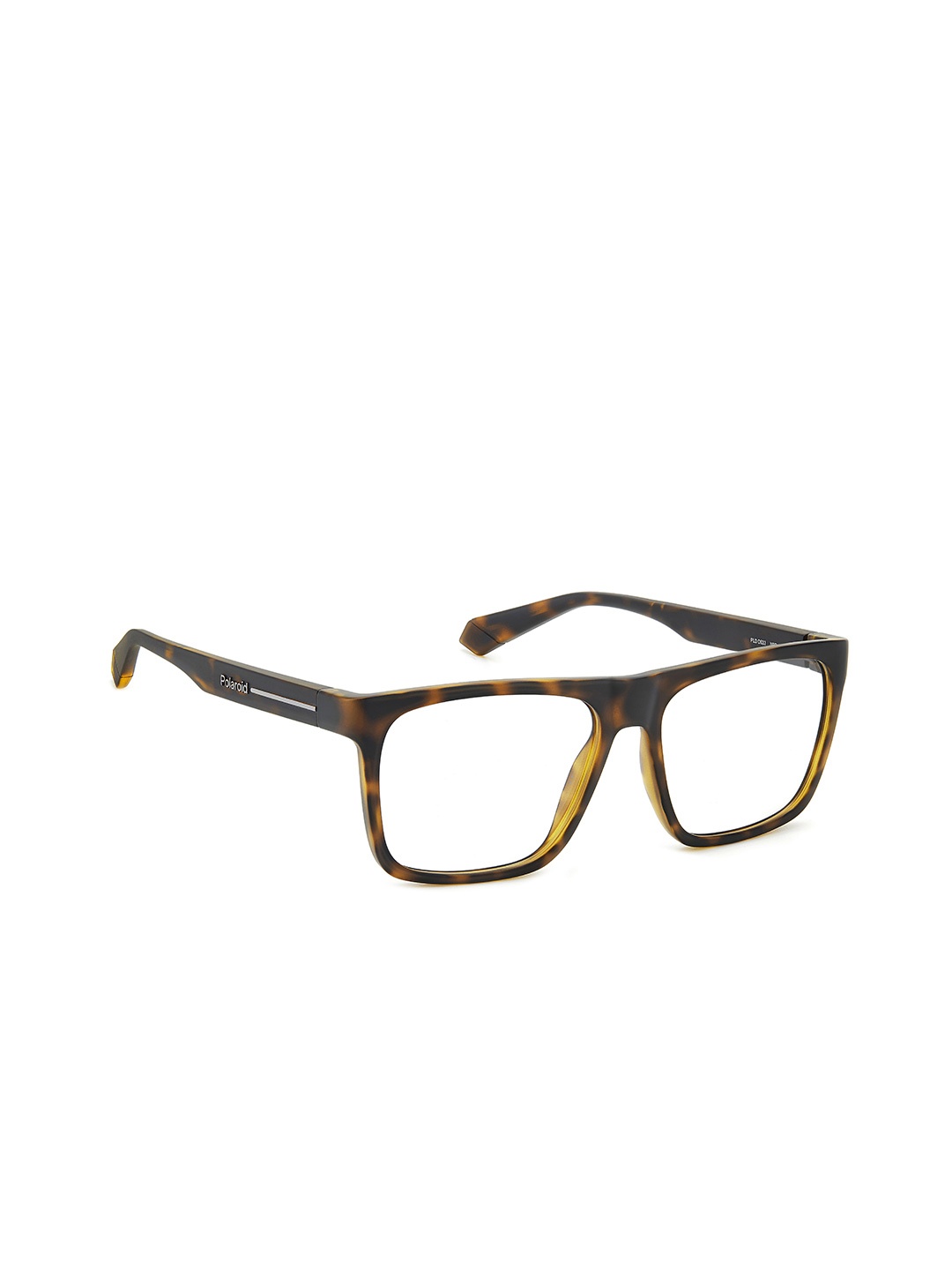 

Polaroid Unisex Abstract Printed Full Rim Rectangle Frames, Brown