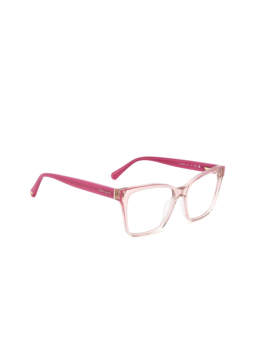 

Kate Spade Women Full Rim Butterfly Frames, Pink