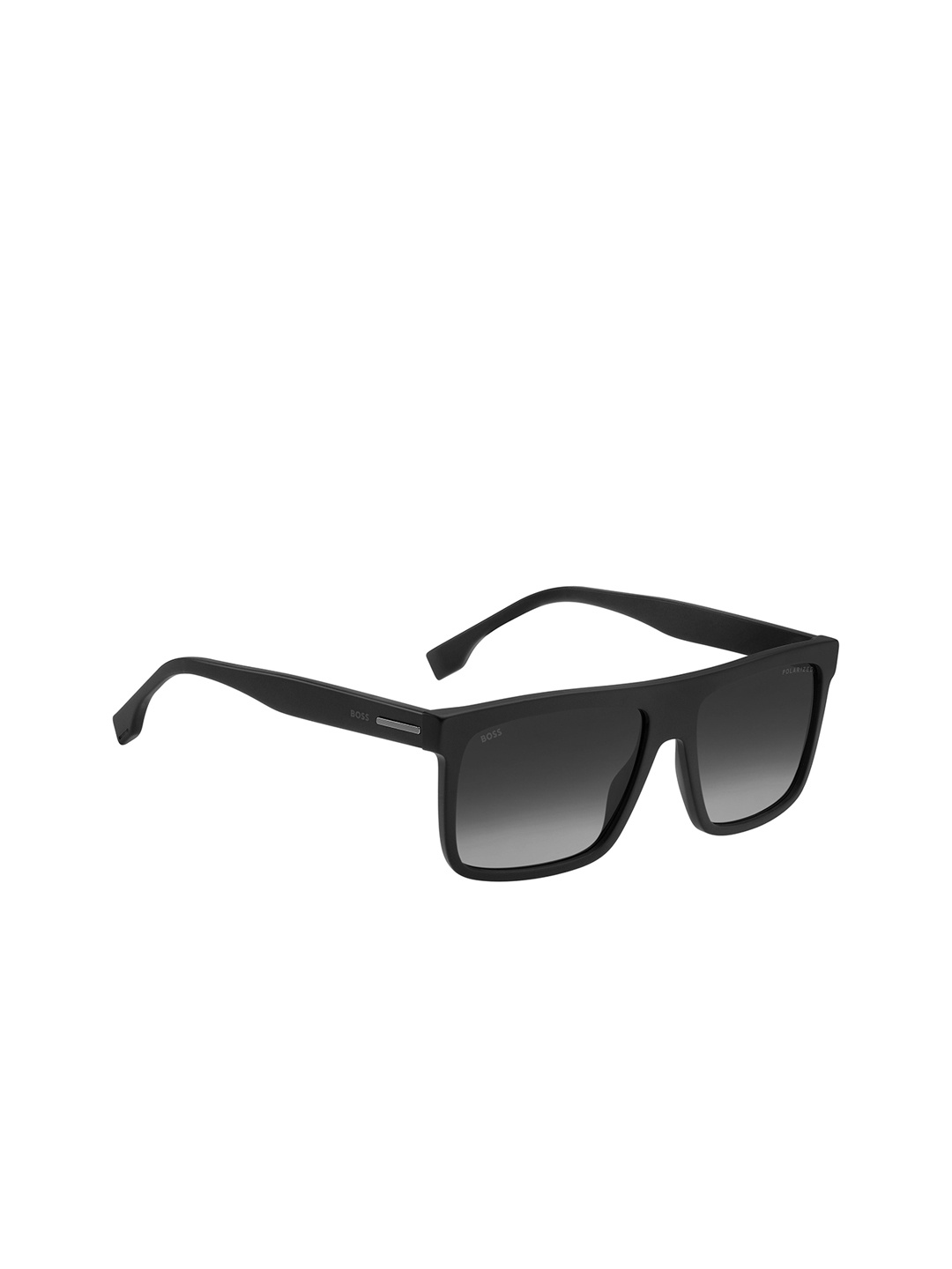 

HUGO Men Rectangle Sunglasses with UV Protected Lens 20539700359WJ, Grey