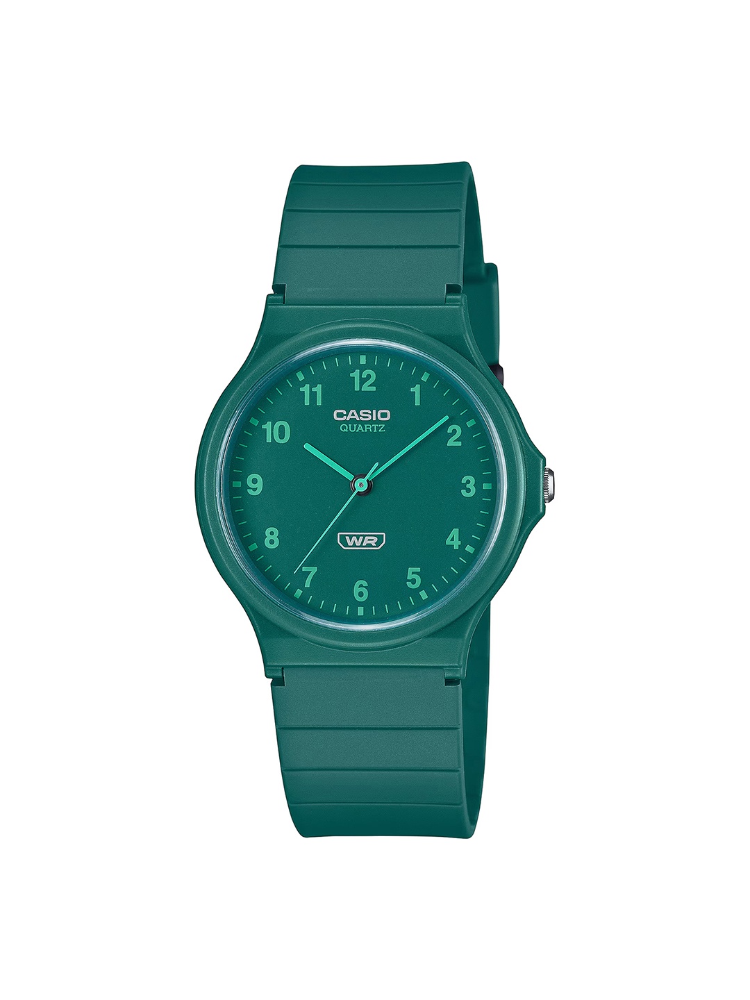 

CASIO Unisex Water Resistant Dial & Straps Analogue Watch AD273, Green
