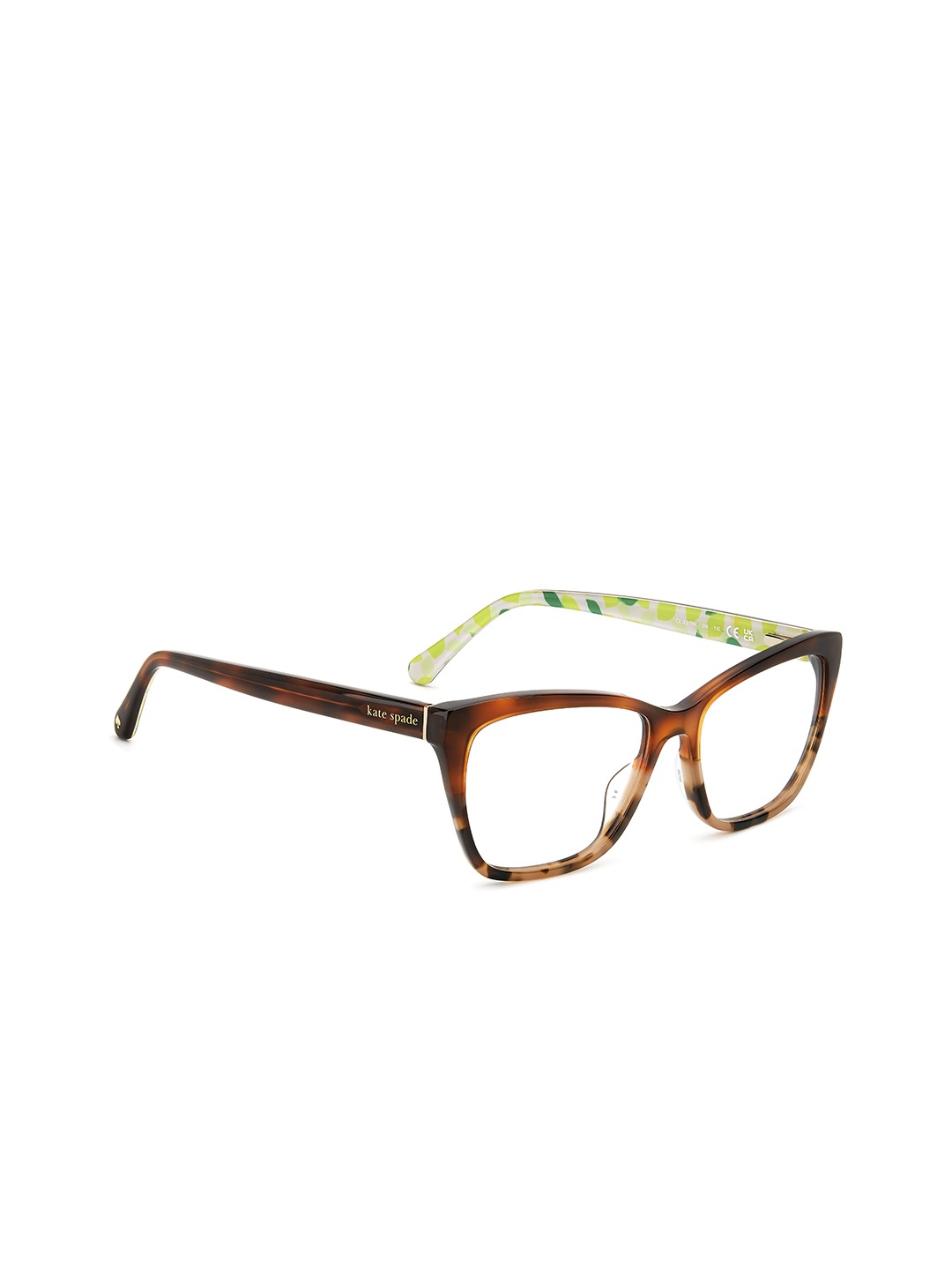 

Kate Spade Women Abstract Full Rim Butterfly Frames, Brown