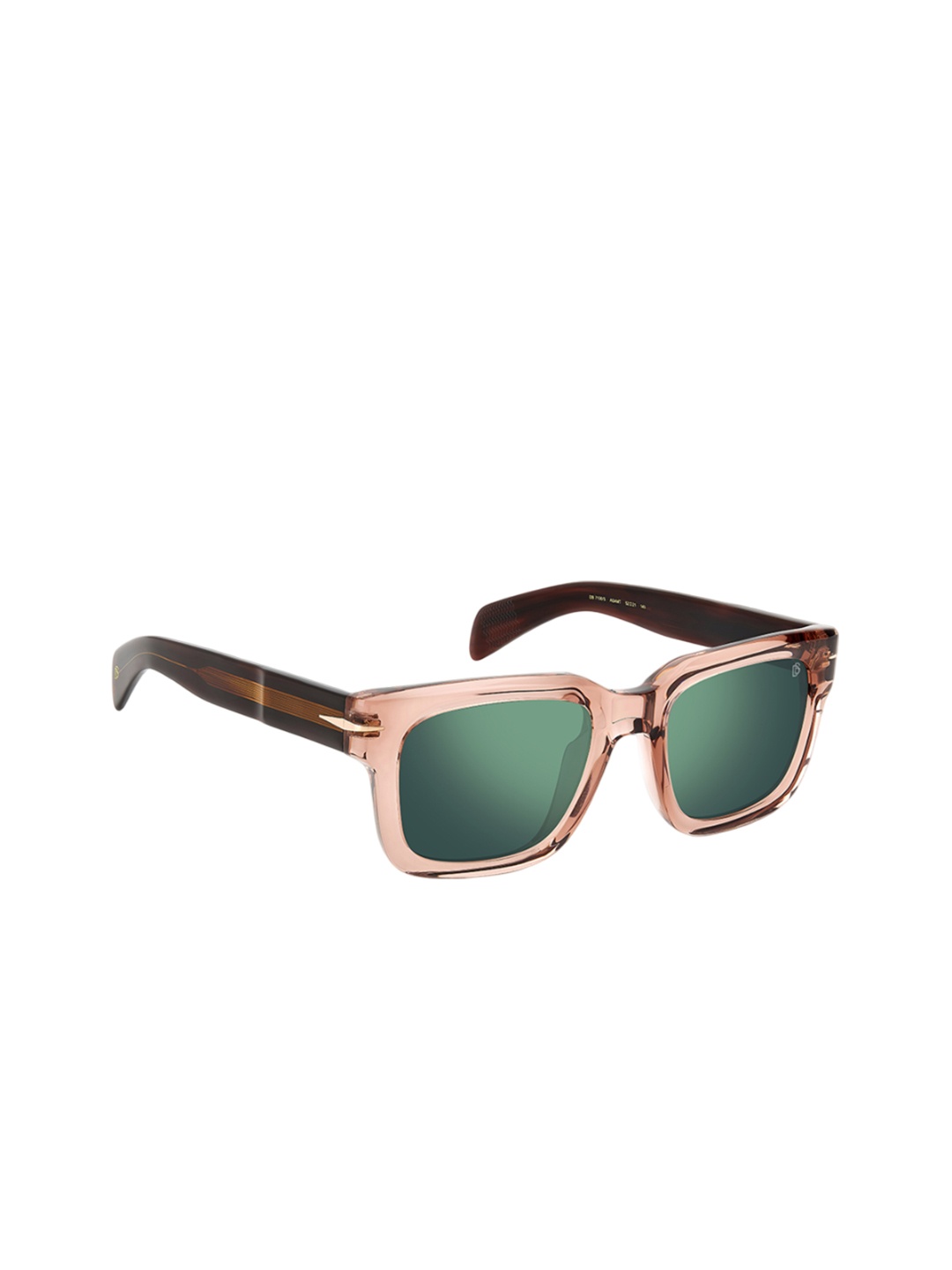 

DAVID BECKHAM Men Rectangle Sunglasses with UV Protected Lens 205840ASA52MT, Brown