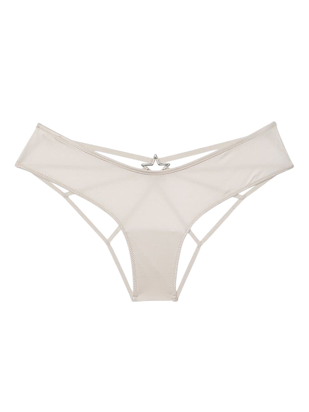 

Victoria's Secret Women Anti Microbial Low-Rise Basic Briefs, Beige