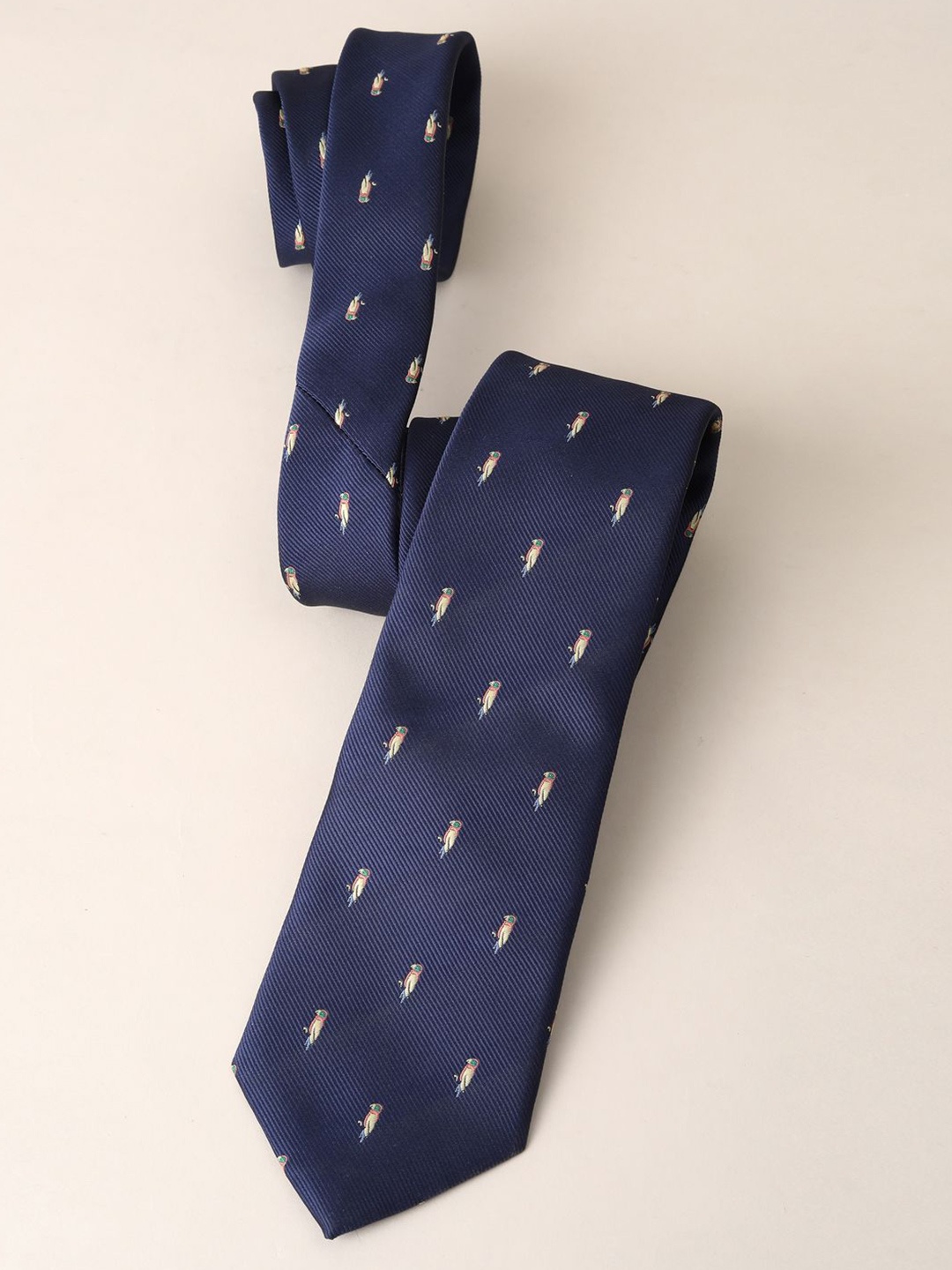 

Van Heusen Men Woven Design Broad Formal Tie, Navy blue