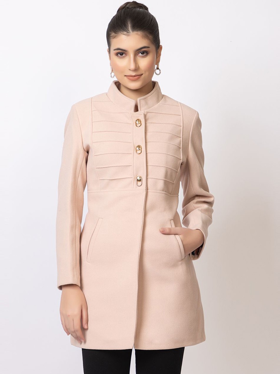 

GFO Self-Design Single-Breasted Blazers, Peach