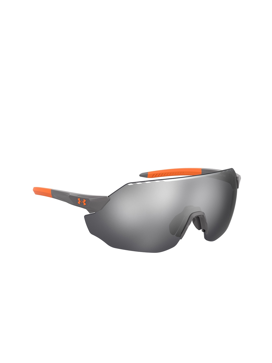 

UNDER ARMOUR Men Rimless Rectangular Frame Sunglasses 204761KB799QI, Grey