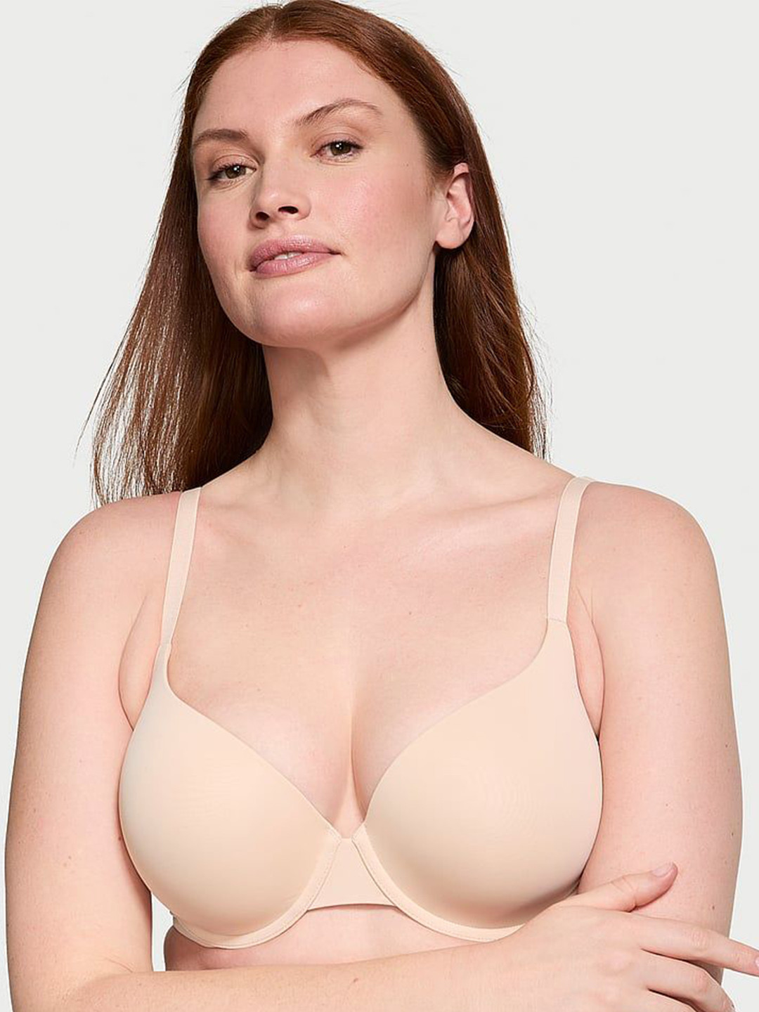 

Victoria's Secret Women T-shirt Full Coverage Underwired Heavily Padded Bra, Beige