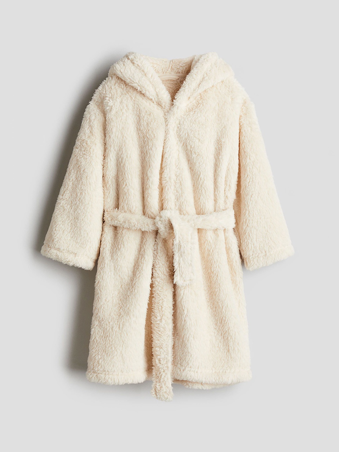 

H&M Boys Fluffy Dressing Gown Robe, Beige