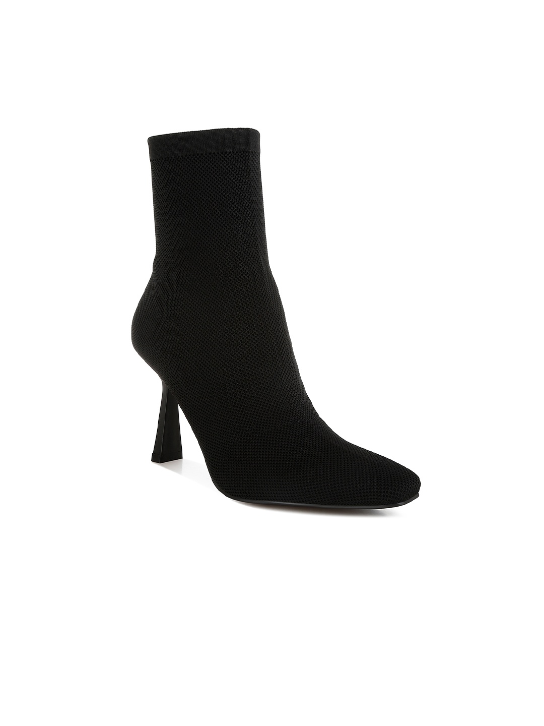 

London Rag Women Pointed Toe Stiletto Heel Regular Boots, Black