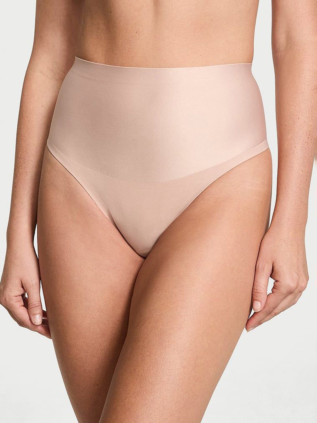 

Victoria's Secret Women High Low Thongs Briefs-1125350666H6, Beige