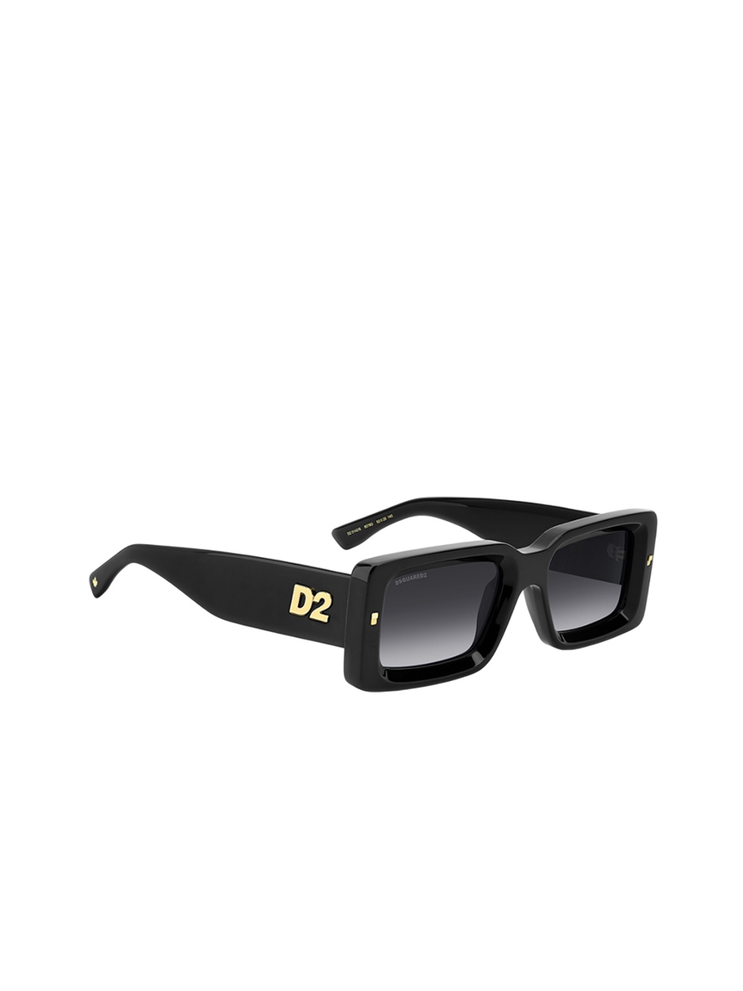

Dsquared2 Men Rectangle Sunglasses with UV Protected Lens 207424807529O, Black
