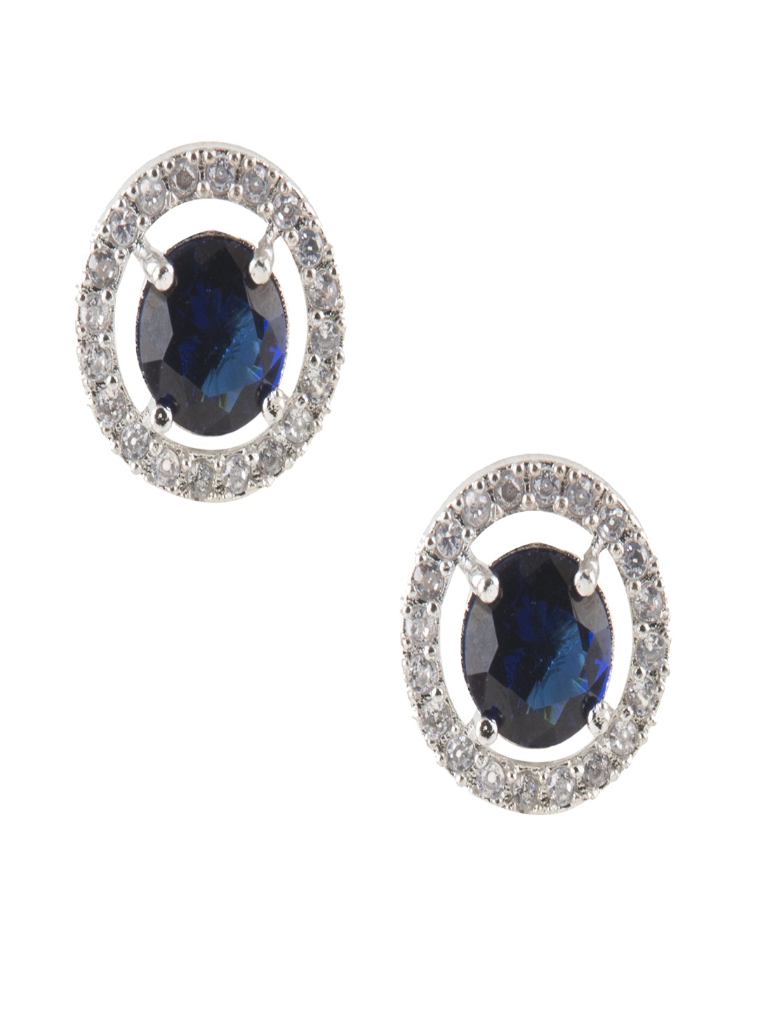 

Styled Diva Contemporary Studs Earrings, Silver