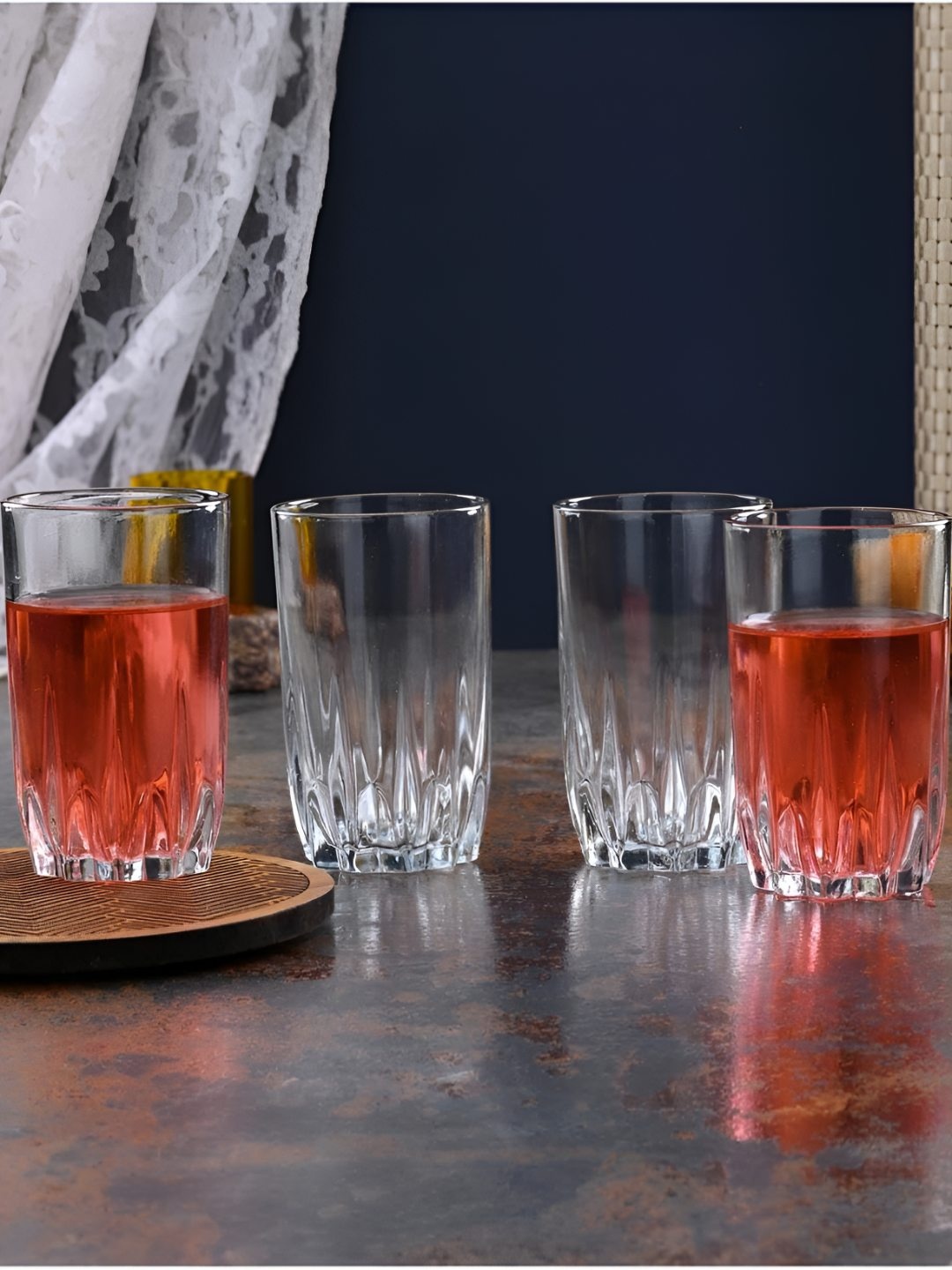 

SOMIL Unisex Transparent Water Glass