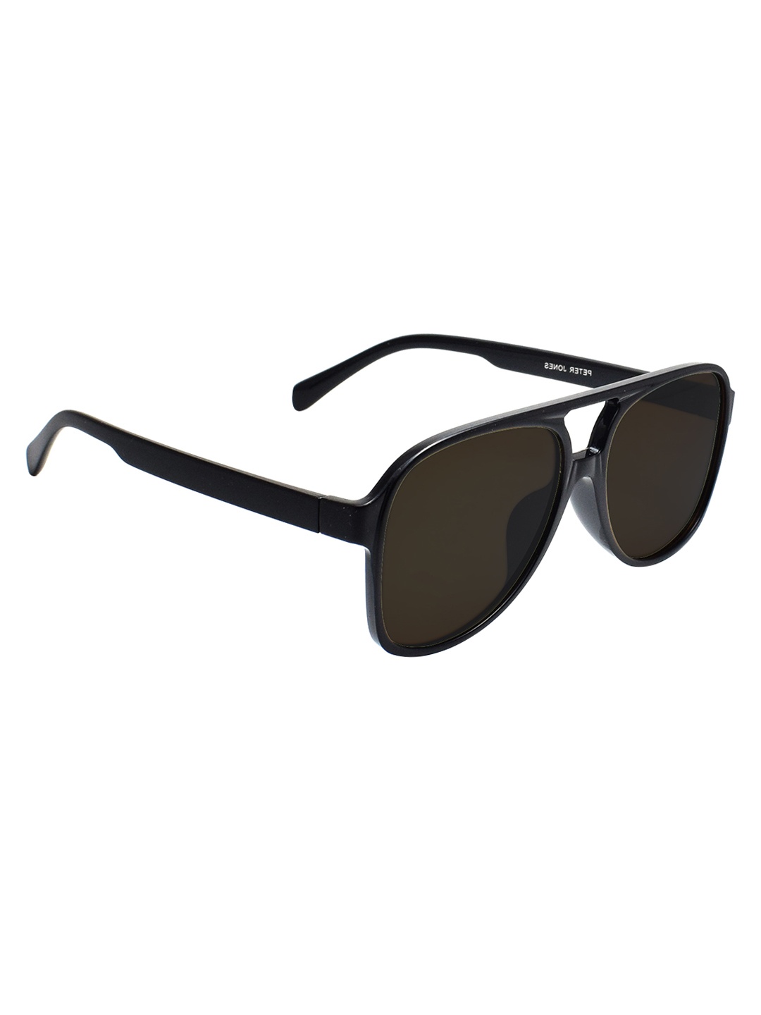 

Peter Jones Eyewear Unisex Aviator Sunglasses with UV Protected Lens 98061B_C, Black