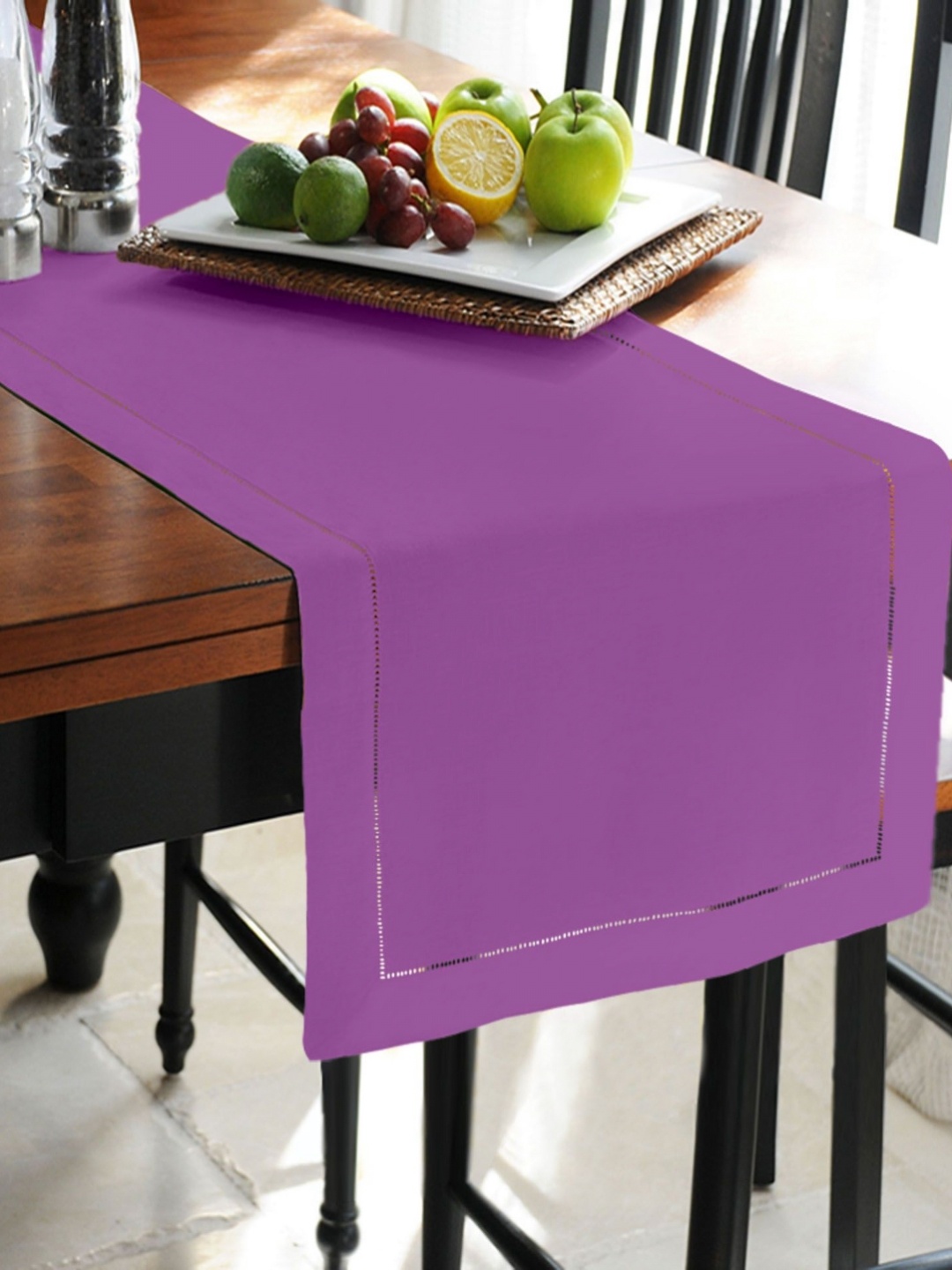 

Lushomes Purple Rectangular Table Runner