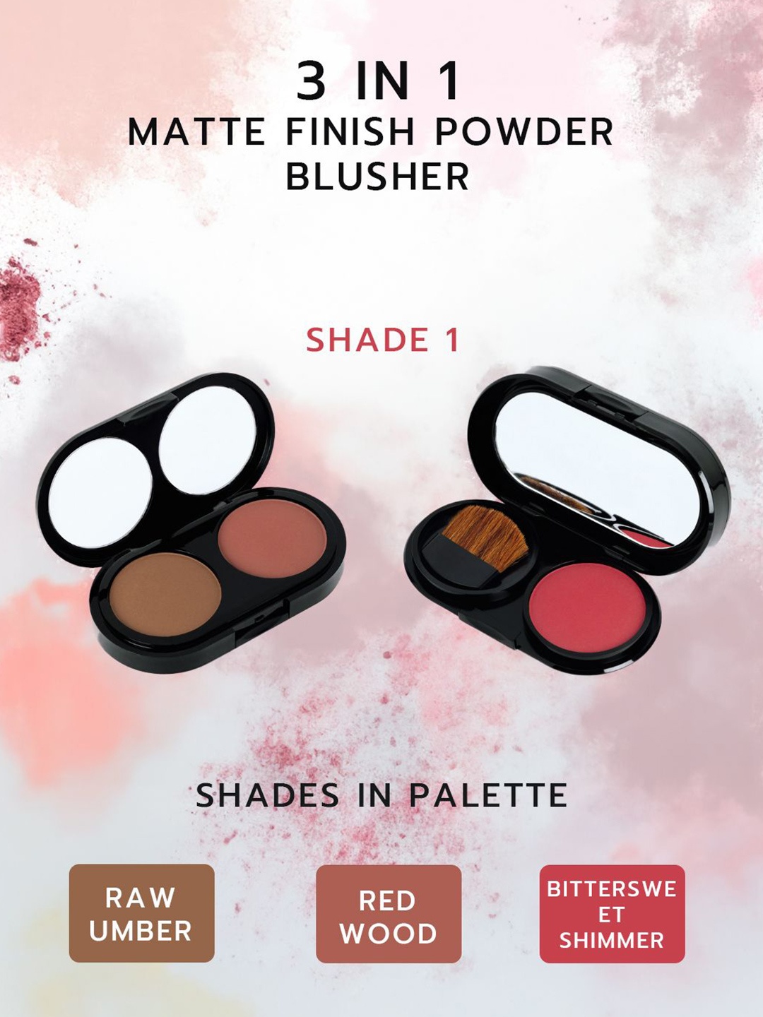 

Gorgeous Girl Highly Pigmented Matte Finish Powder Blusher - 15 g - Shade 01, Brown