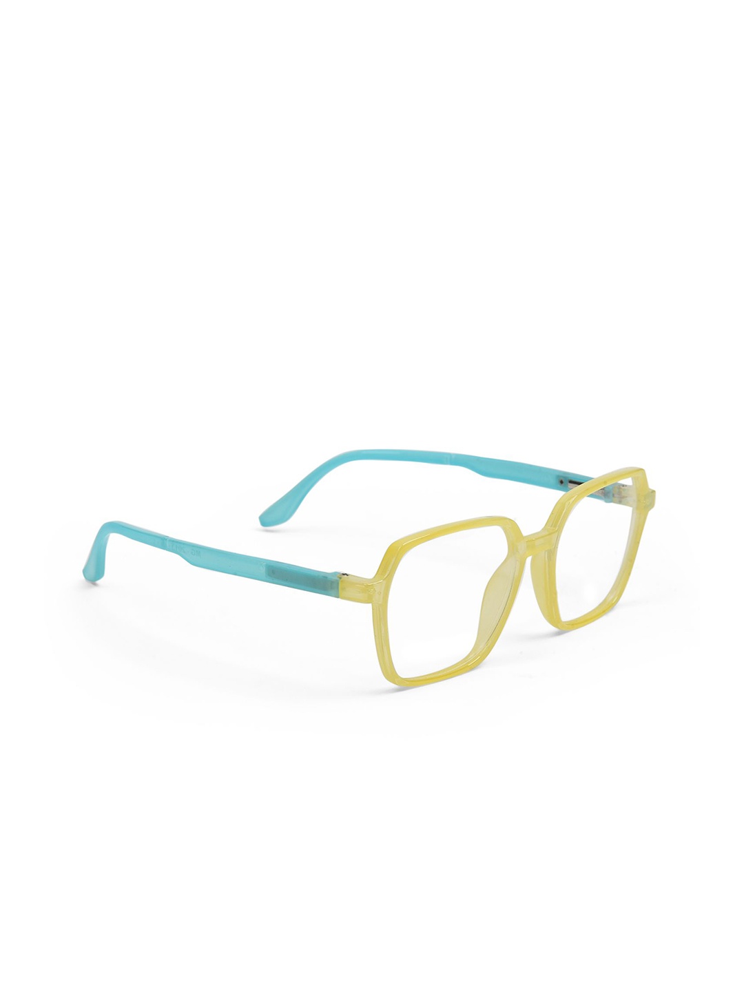 

OPTIFY Kids Full Rim Square Frames, Yellow