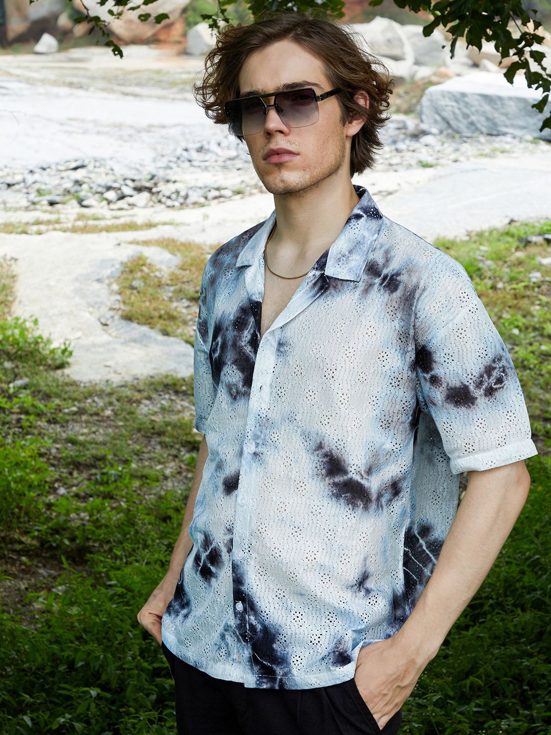 

Campus Sutra Men Comfort Casual Shirt, Grey