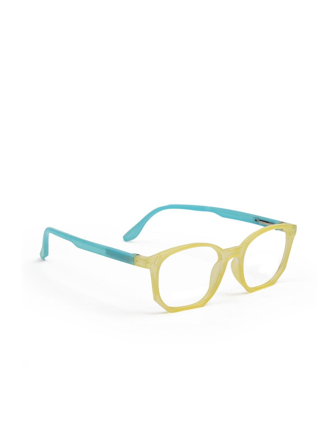 

OPTIFY Kids Full Rim Round Frames, Yellow