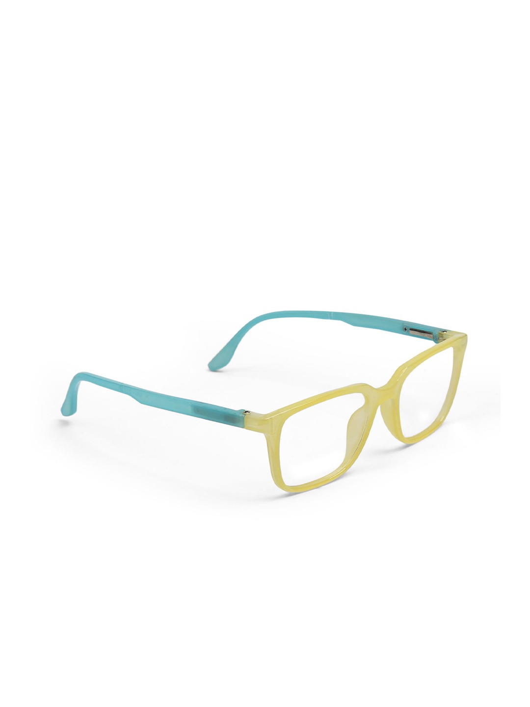 

OPTIFY Kids Full Rim Rectangle Frames, Yellow