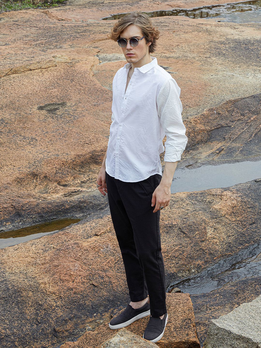 

Campus Sutra Men Comfort Casual Shirt, White
