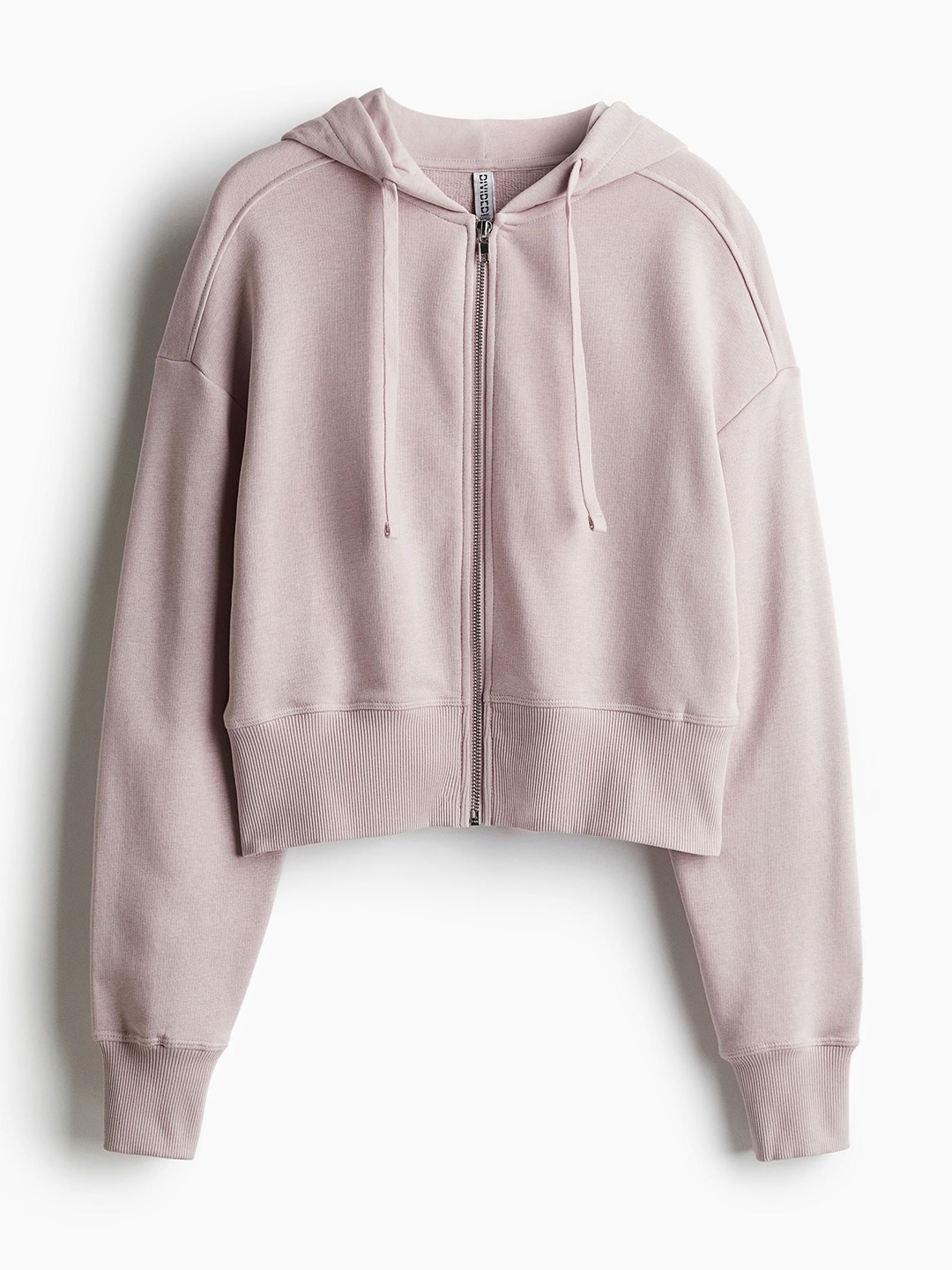 

H&M Women Short Zip-Through Hoodie, Pink