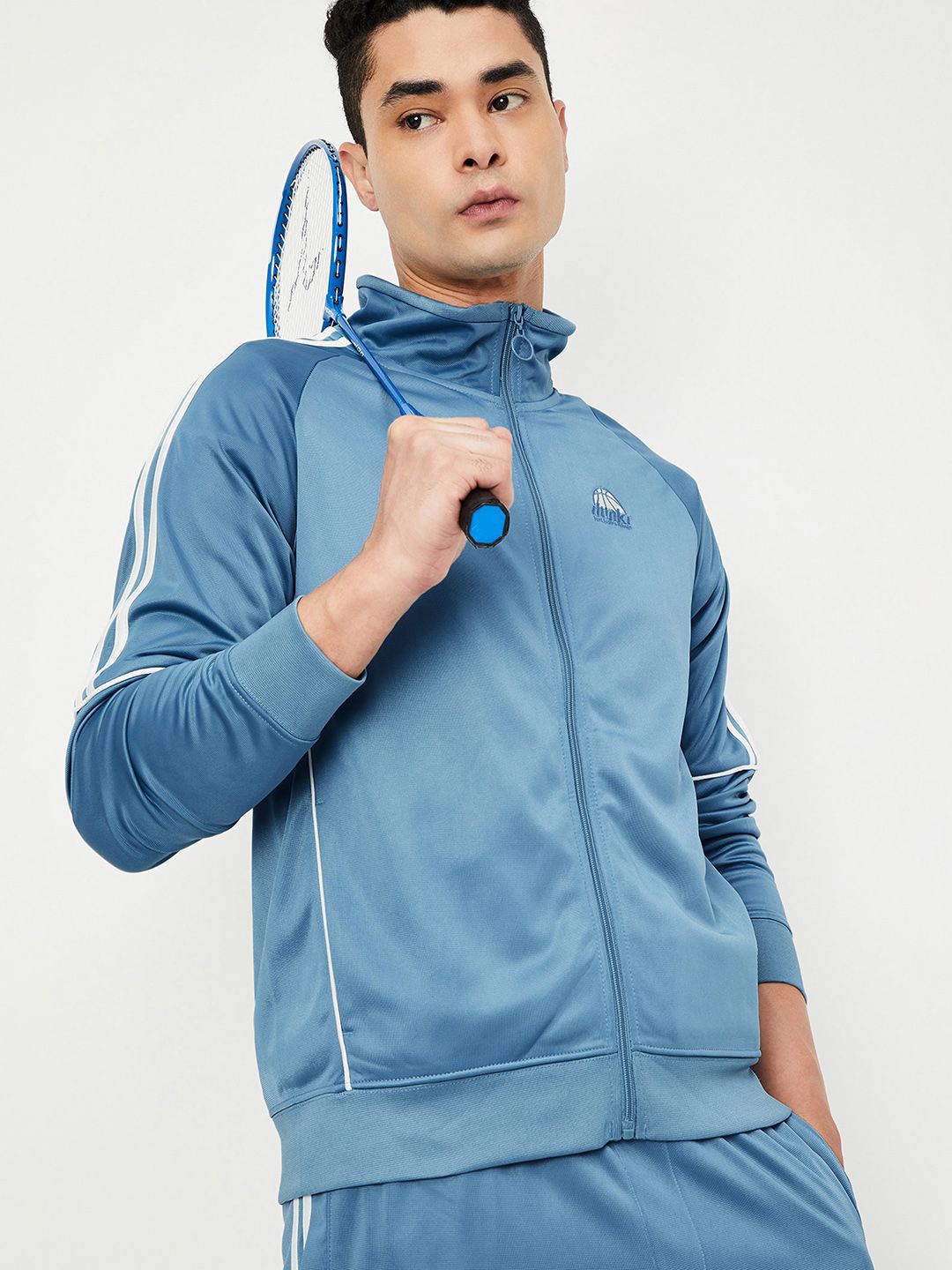 

max Men Front-Open Sweatshirt, Blue