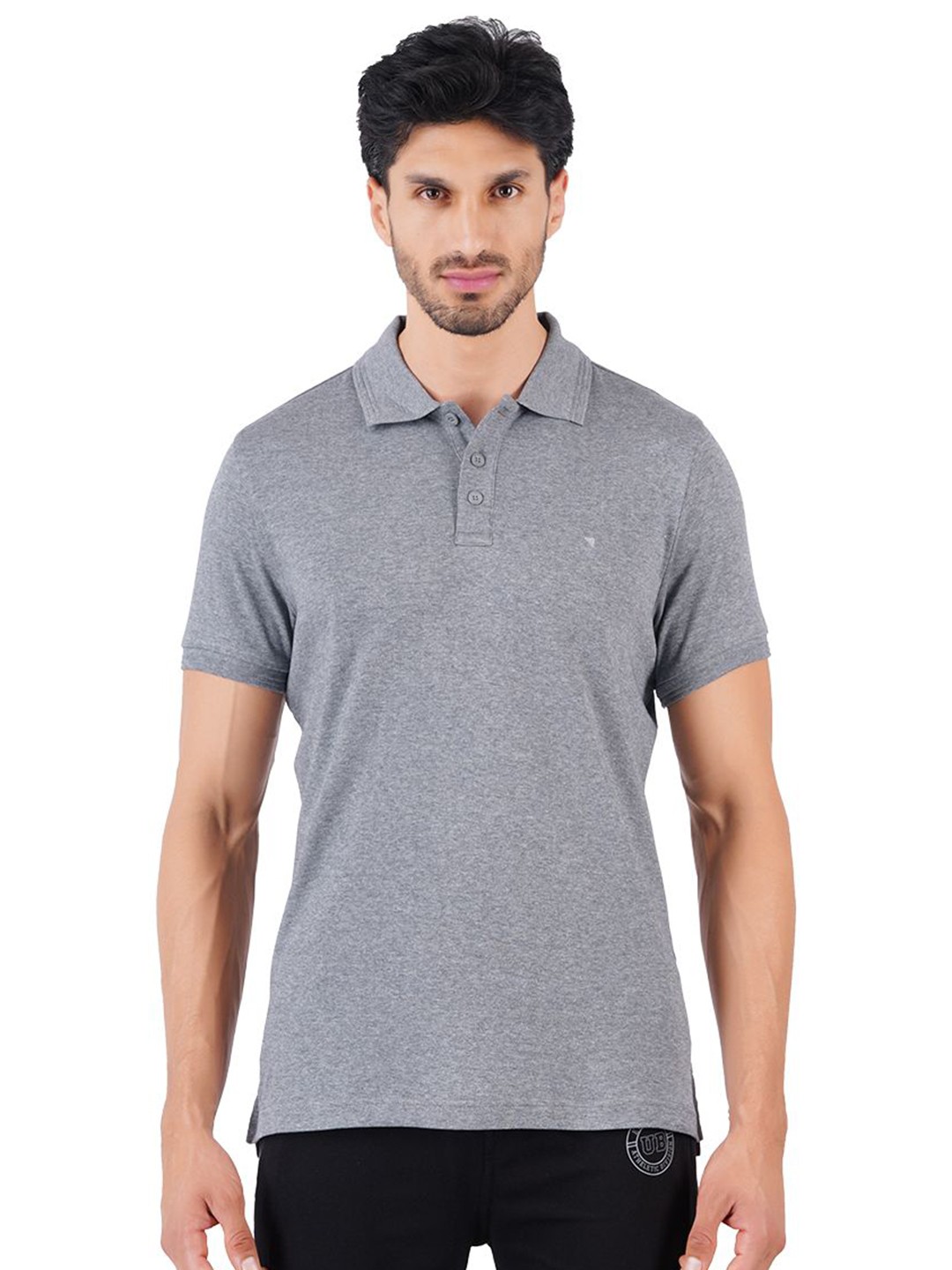 

Ramraj Men 2 Polo Collar Pockets T-shirt, Grey
