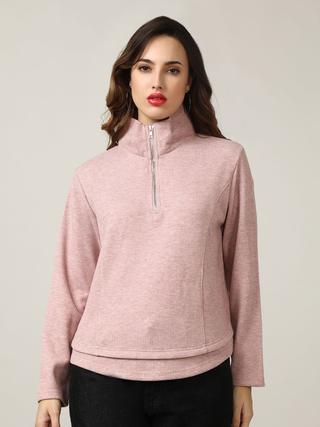 

Fort Collins Women High Neck Pullover Sweatshirt, Purple