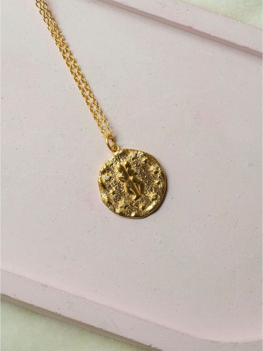 

Anushka Jain Jewellery 925 Sterling Silver Gold-Plated Cubic Zirconia Necklace