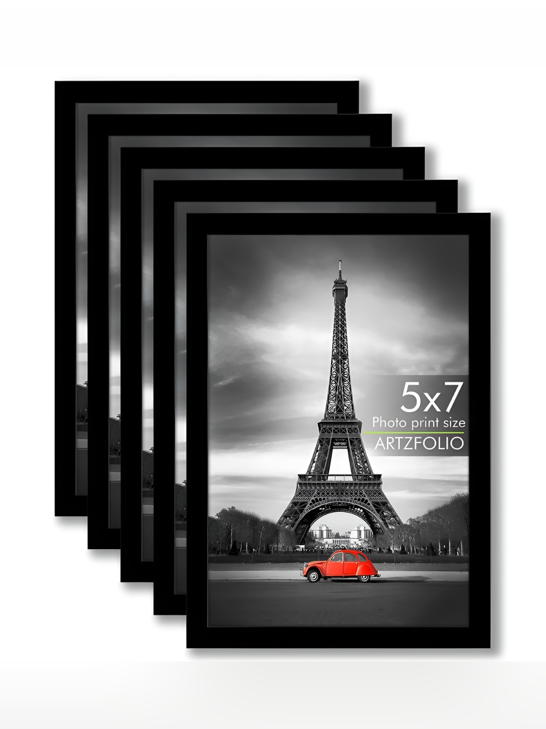

ArtzFolio Black 5 to 7 Pieces Wood Wall Photo Frames